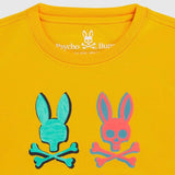 Kids Psycho Bunny Bennett Multi Bunny Tee (Amber Frost) B0U421R1PC