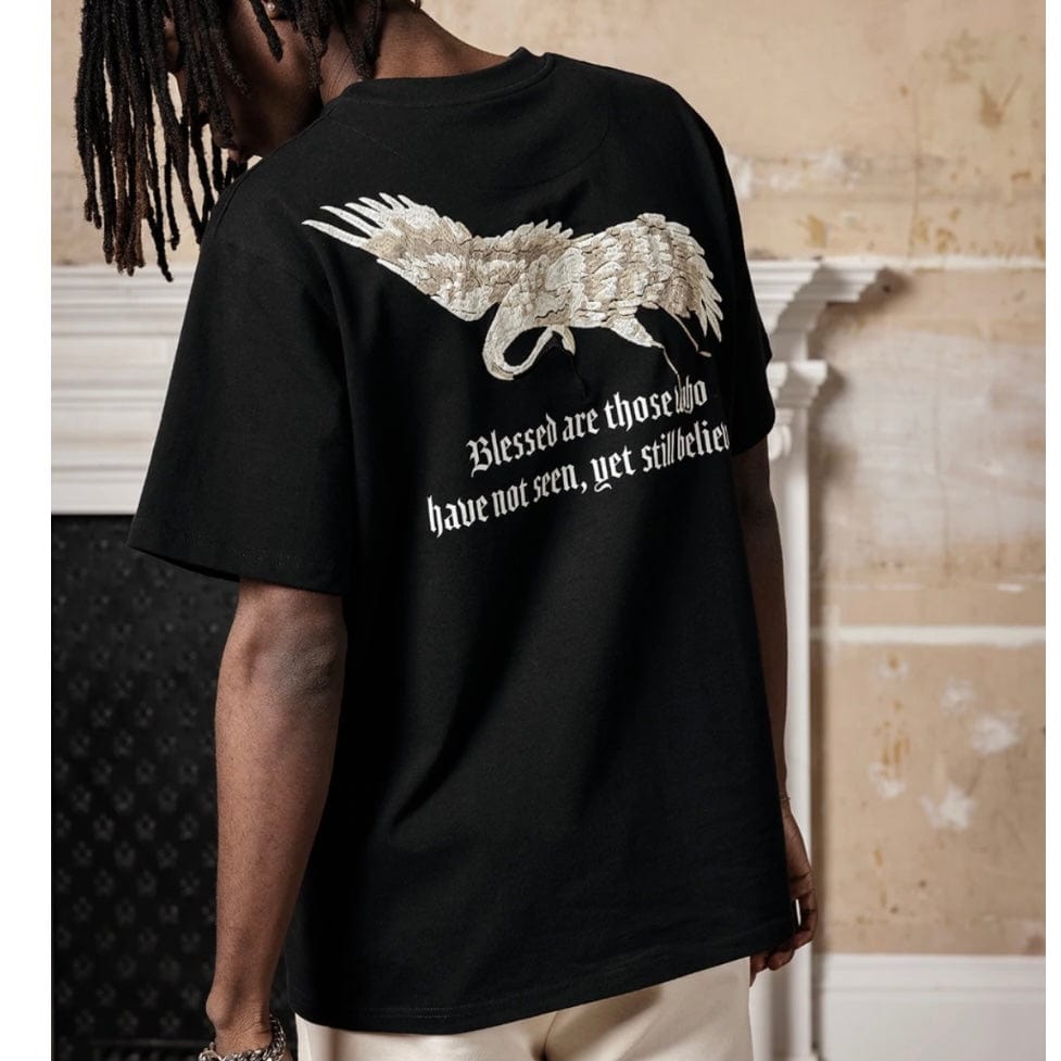 Only The Blind Heron T Shirt (Black)