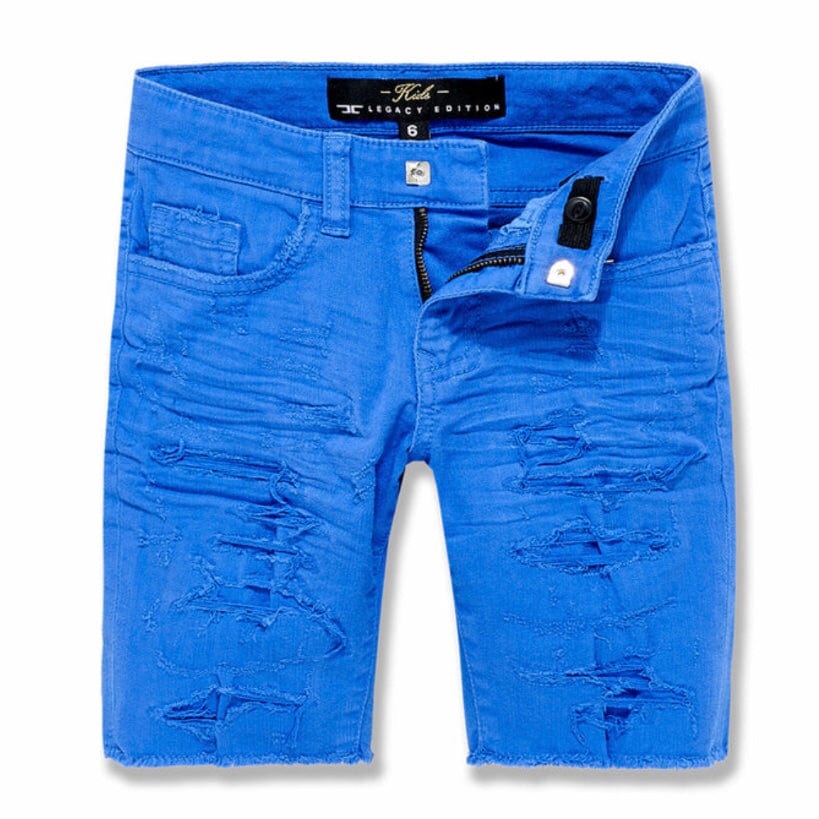 Kids Jordan Craig Tulsa Twill Shorts (Royal) J3187SK