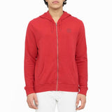 Cult Of Individuality Lightweight French Terry Zip Hoodie (Scarlet) 621B0-ZH61F