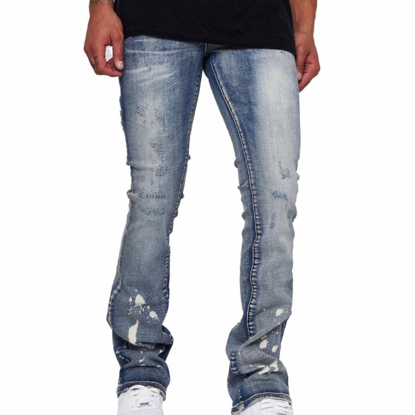 Valabasas Stacked M82 Jeans (Azzurro) VLBS2254