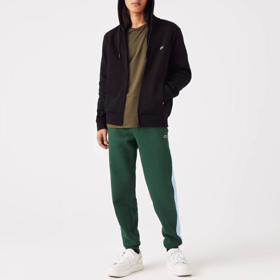 Lacoste Kangaroo Pocket Color-Blocked Hoodie (Black) SH9626-51