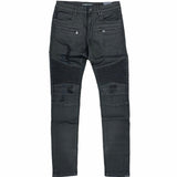 Embellish Spencer Biker Distressed Jeans (Black) EMBF219-138
