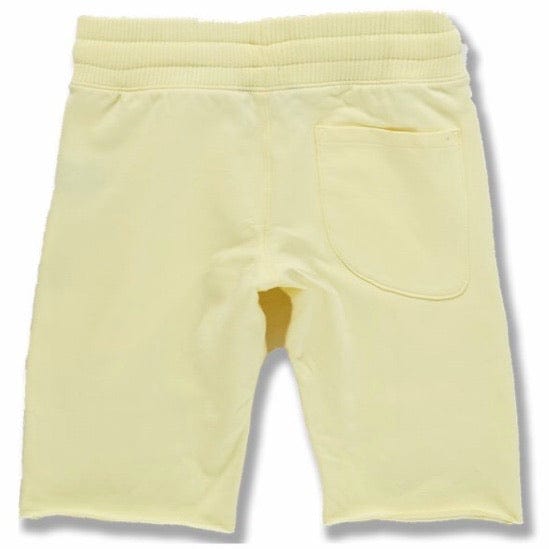 Juniors Jordan Craig Palma French Terry Shorts (Pale Yellow) 8350SAB