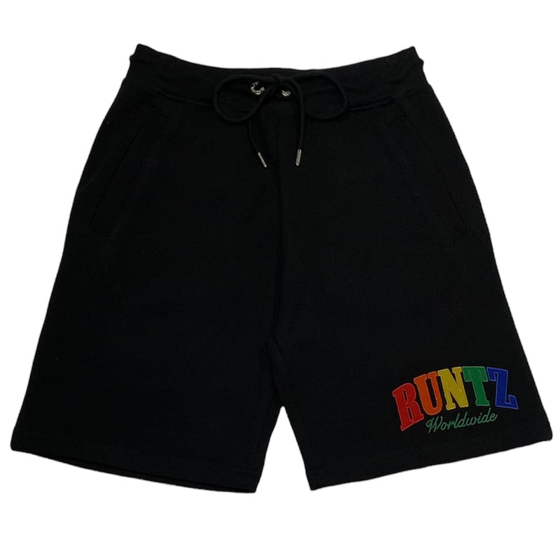 Runtz Rainbow Runtz Knit Shorts (Black) 222-36610