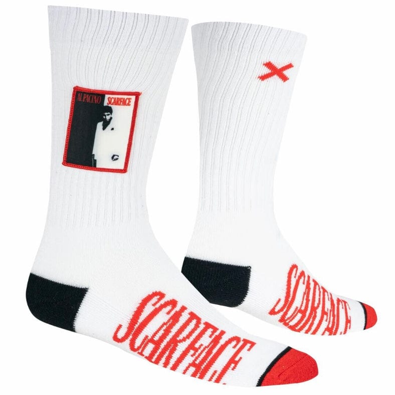Odd Sox Scarface Patch Socks (Size 8-12)