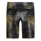 Jordan Craig Sparta Striped Denim Shorts (University Gold) - J3168S