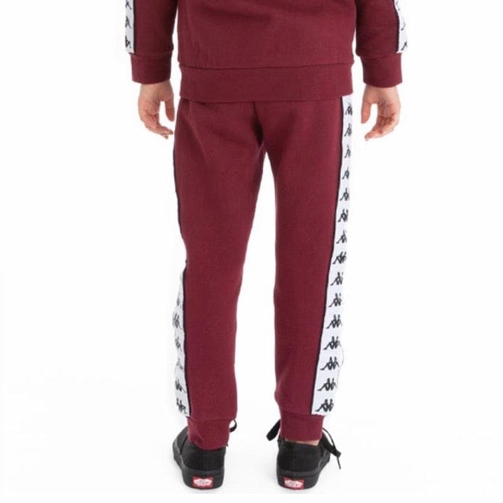 Kids Kappa 222 Banda Alanz 2 Sweatpants (Red Dahlia/White)