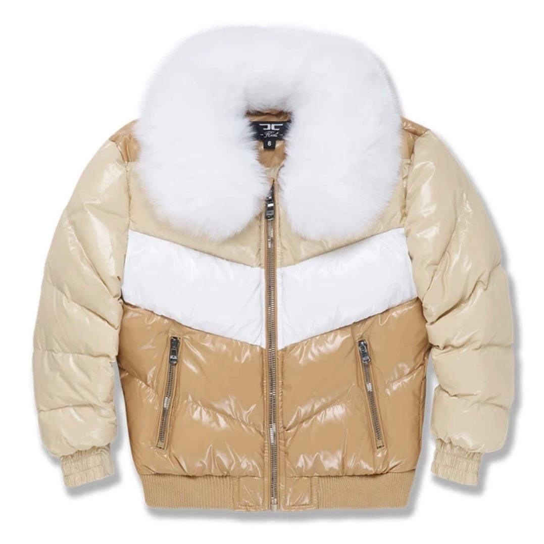 Kids Jordan Craig Sugar Hill Nylon Puffer Jacket (Sand) 91548K