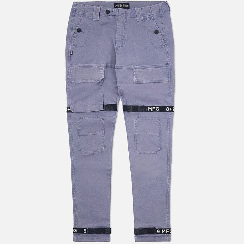 8&9 Strapped Up Vintage Washed Utility Pants (Vintage Blue) PSVTGBLU