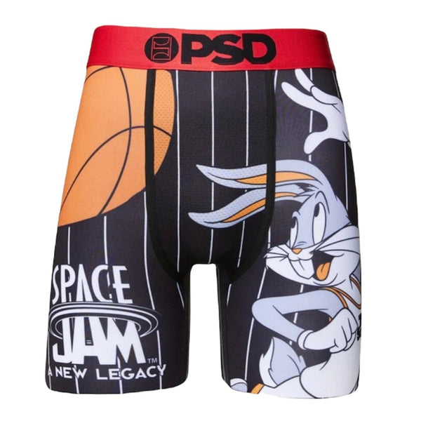 PSD Underwear Men's Boxer Briefs Space Jam Group Size: L Red/Black