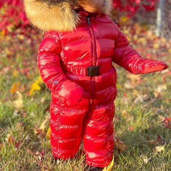 Kids Jordan Craig Newborn Astoria Snowsuit (Red) NB900