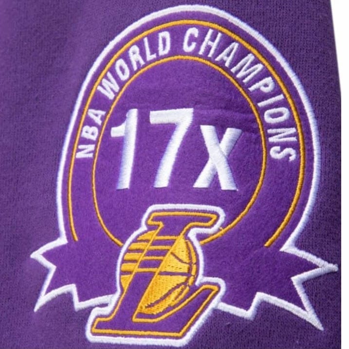 Mitchell & Ness Nba Los Angeles Lakers Champ City Hoodie (Purple)