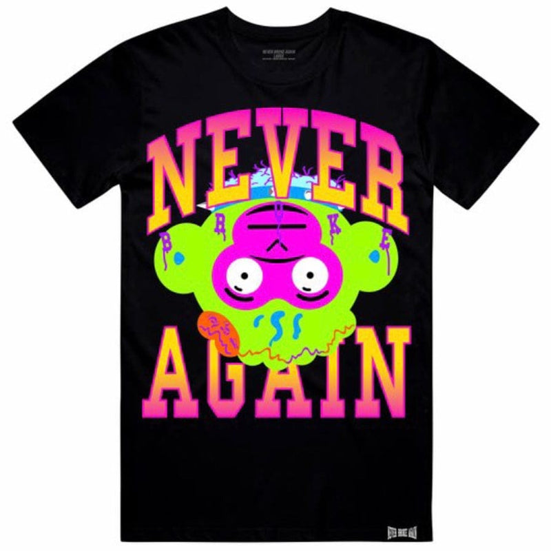 Never Broke Again Upside Down Monkey T Shirt (Black)