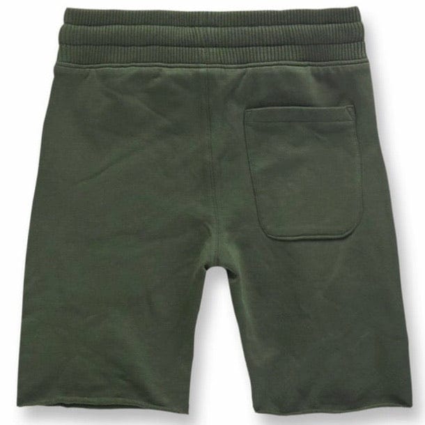 Juniors Jordan Craig Palma French Terry Shorts (Army Green) 8350SAB