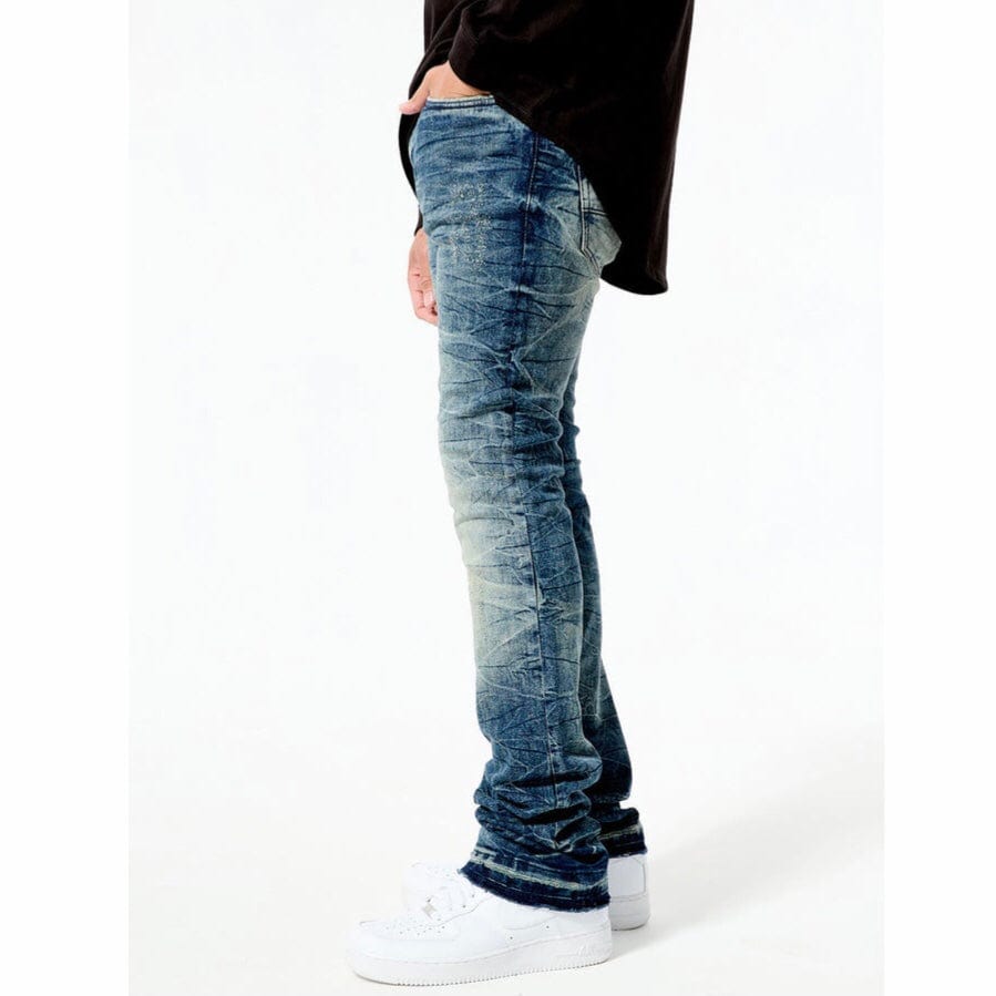 Jordan Craig Martin Stacked Woodstock Denim (Studio Blue) JTF201