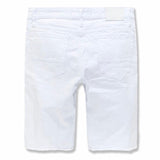 Jordan Craig Siena Twill Shorts (White) J3191SA