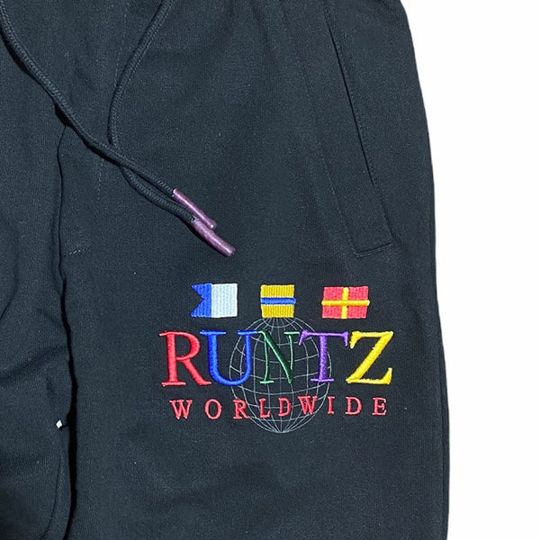 Runtz Around The World Jogging Pants (Black) - 321-3647