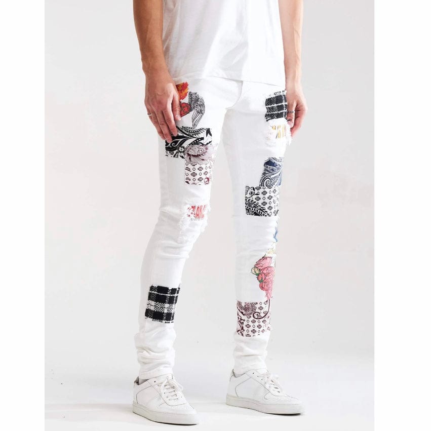 Embellish Arcadia Denim (White Patchwork) EMBSUM121-106