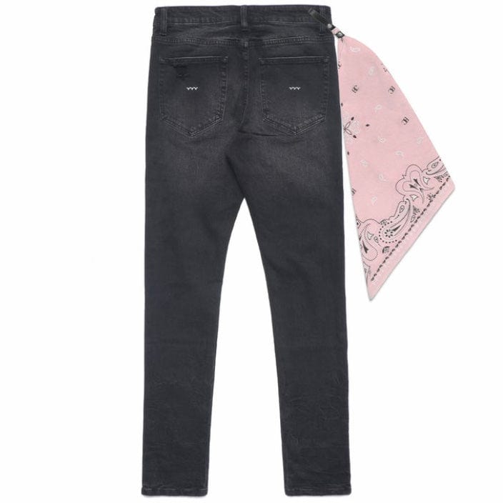 Blue Carats The Mcqueen 5-Pkt Slim Fit Jean (Distressed Noir) 211-7105