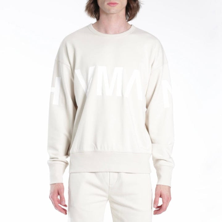 Hvman Crew Sweatshirt (Cream) 322AC-CF22C