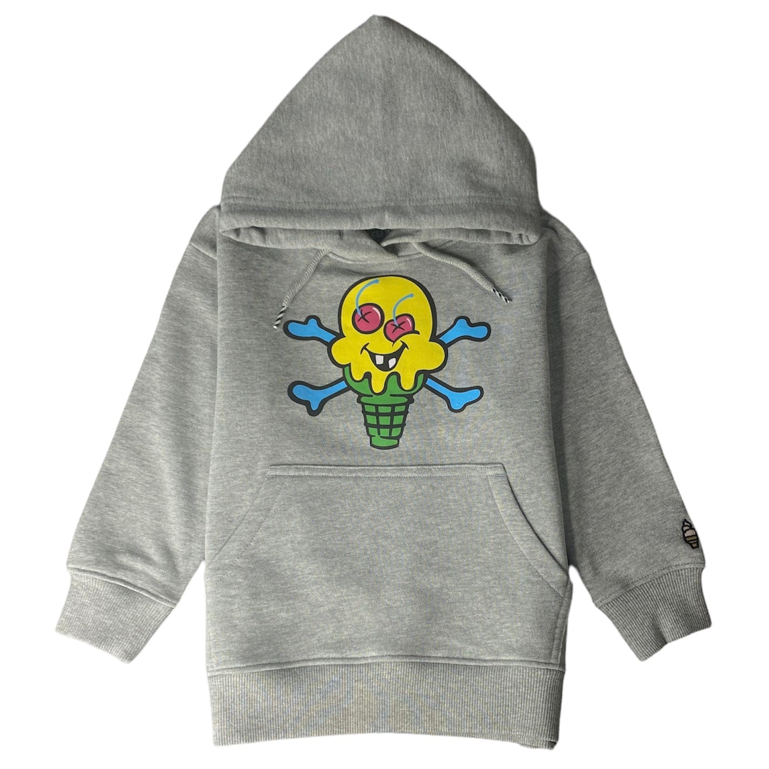 Kids Ice Cream Swirled Hoodie (Heather Grey) 493-6304