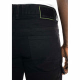 Smoke Rise Rip & Repair Semi Basic Twill Shorts (Black) JS22234