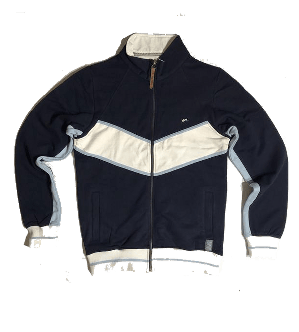 A. Tiziano Tri-Color Jacket (Navy) - 91ATC0002