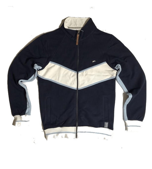 A. Tiziano Tri-Color Jacket (Navy) - 91ATC0002