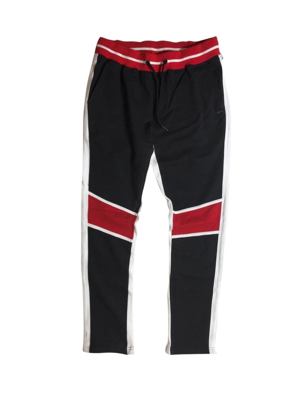 A. Tiziano Caviar Jogger (Black/Red) - 91ATC1201